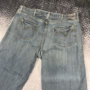 Vintage Levi's Silver Tab Jeans Mens 42X32 Blue Denim Baggy Fit 90's Y2K